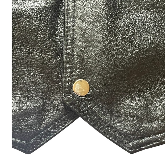 XELEMENT BLACK V CUT MOTORCYCLE VEST SZ SM EUC - Picture 6 of 10